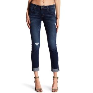 Hudson cuffed skinny jeans size 25